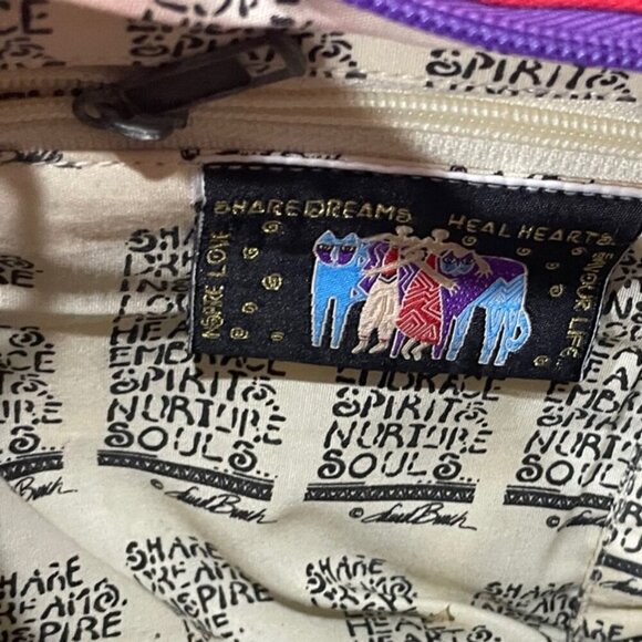 VTG LAUREL BURCH CATS CROSSBODY SHOULDER BAG QUILTED FOLK ART CAT LOVERS KAWAII - Picture 7 of 16